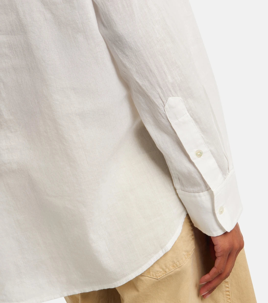Nili Lotan - Nathael ruffled cotton poplin shirt