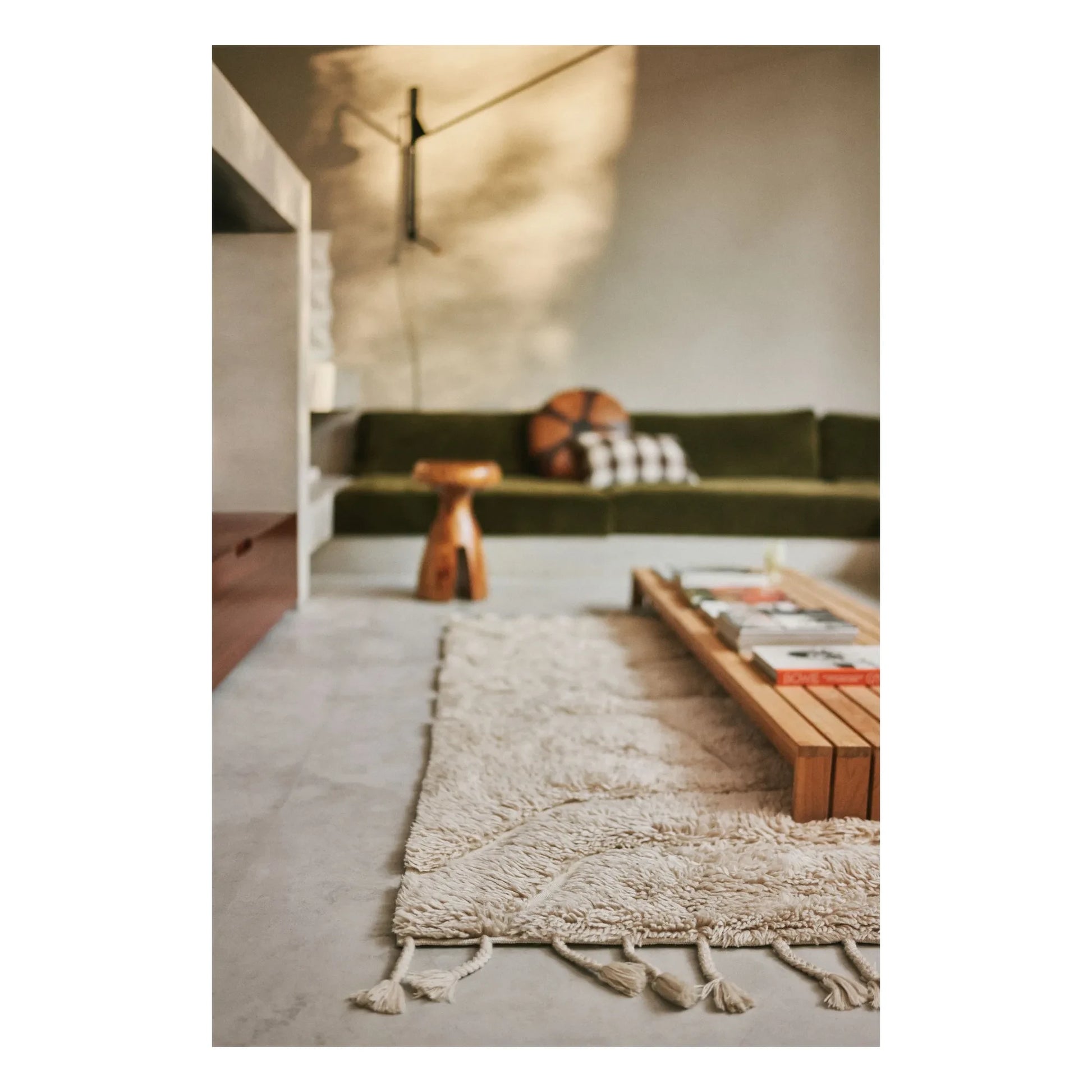 HKliving - Limitless wool carpet | Cream