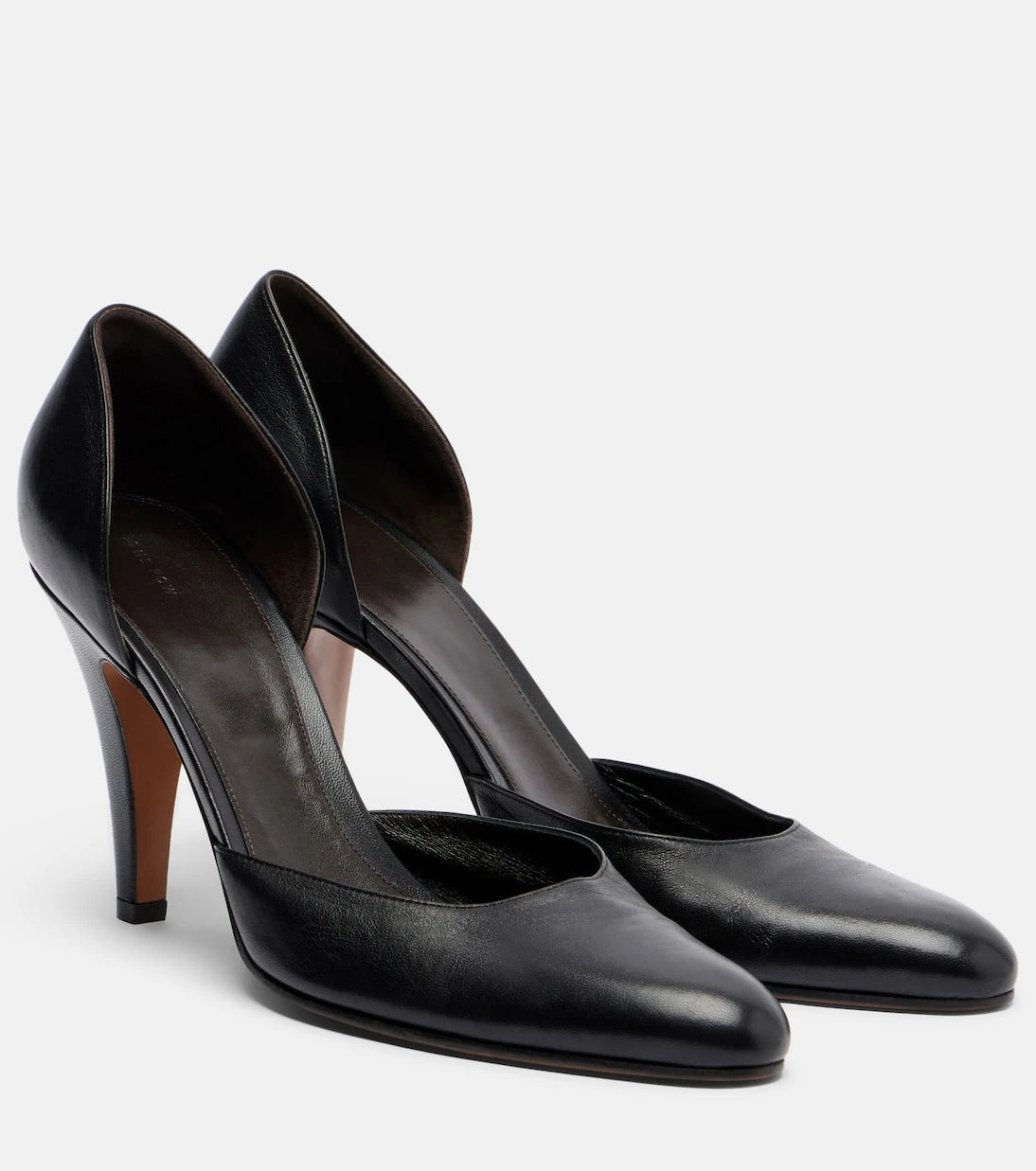 The Row - Ornella D'Orsay leather pumps