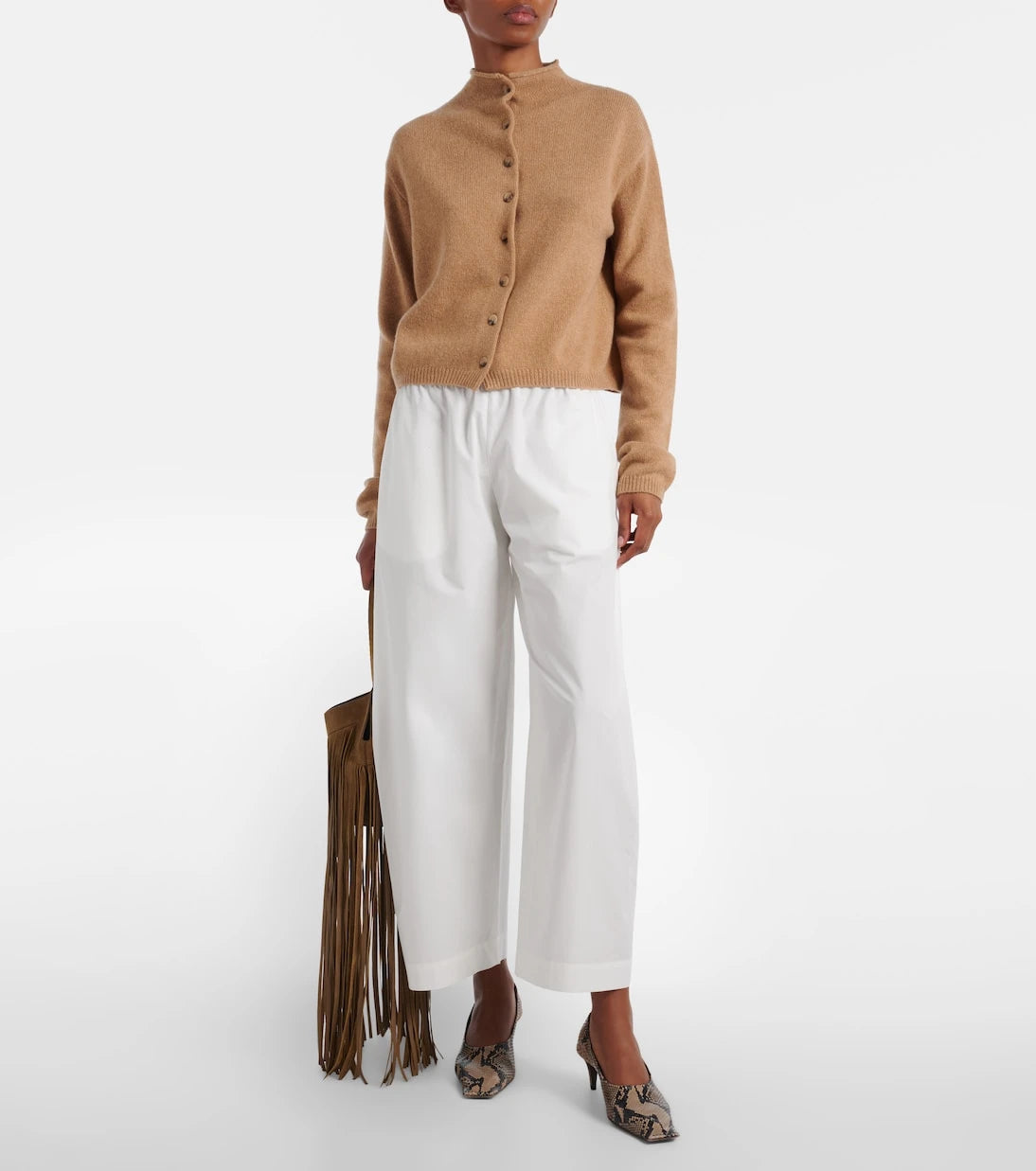 Khaite - Annora wool and cashmere cardigan
