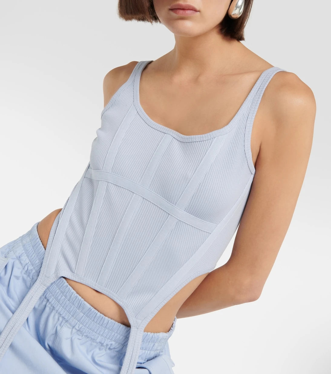 Dion Lee - Cotton jersey bustier