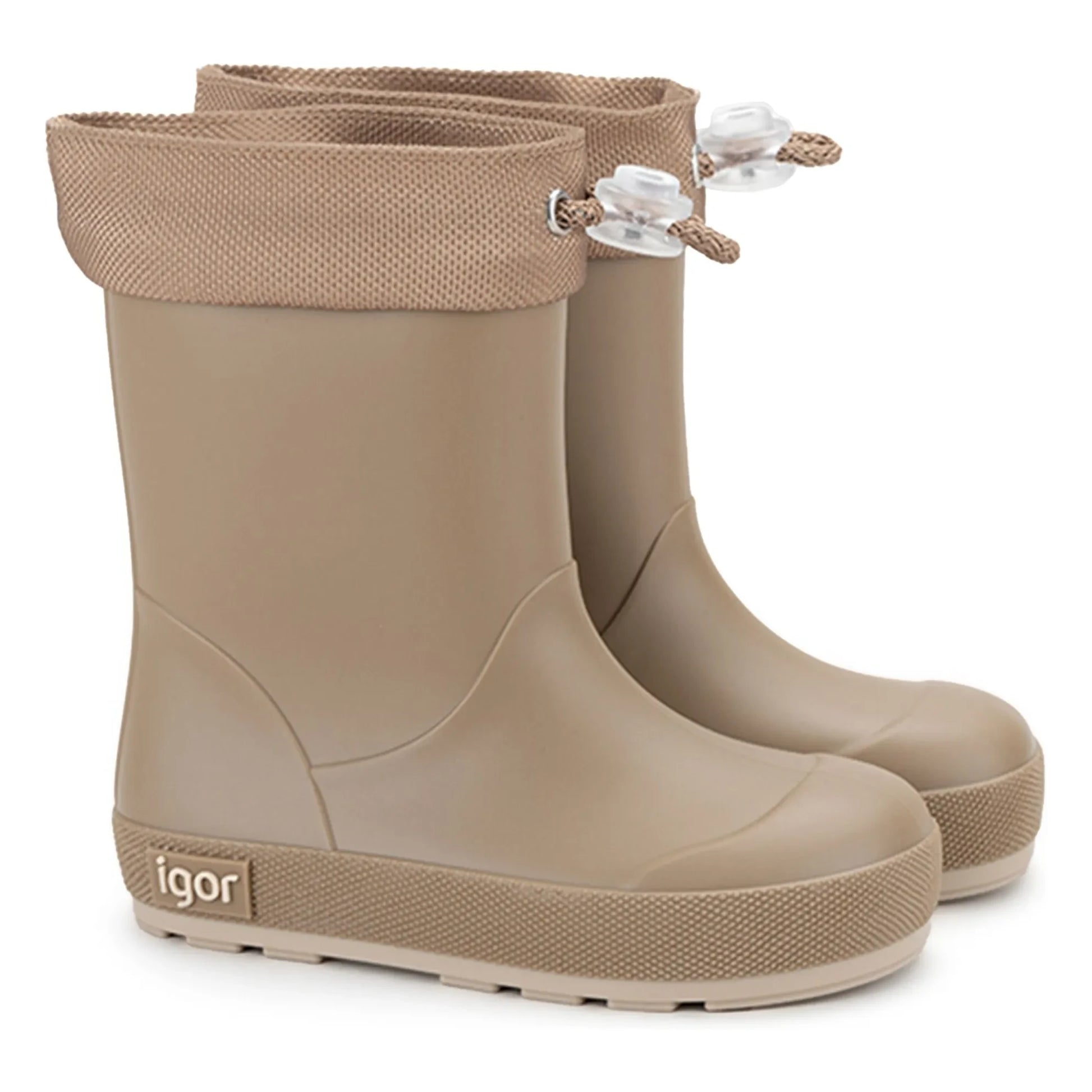 Igor - Yogi DK Cuello Rain Boots | Taupe brown