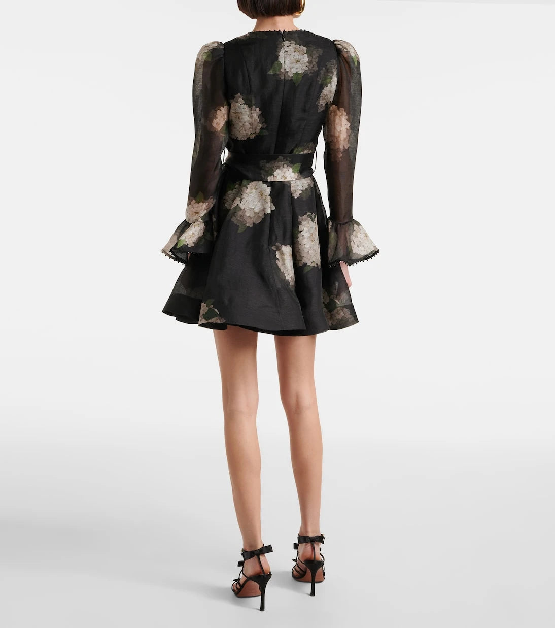 Zimmermann - Balance floral linen and silk minidress