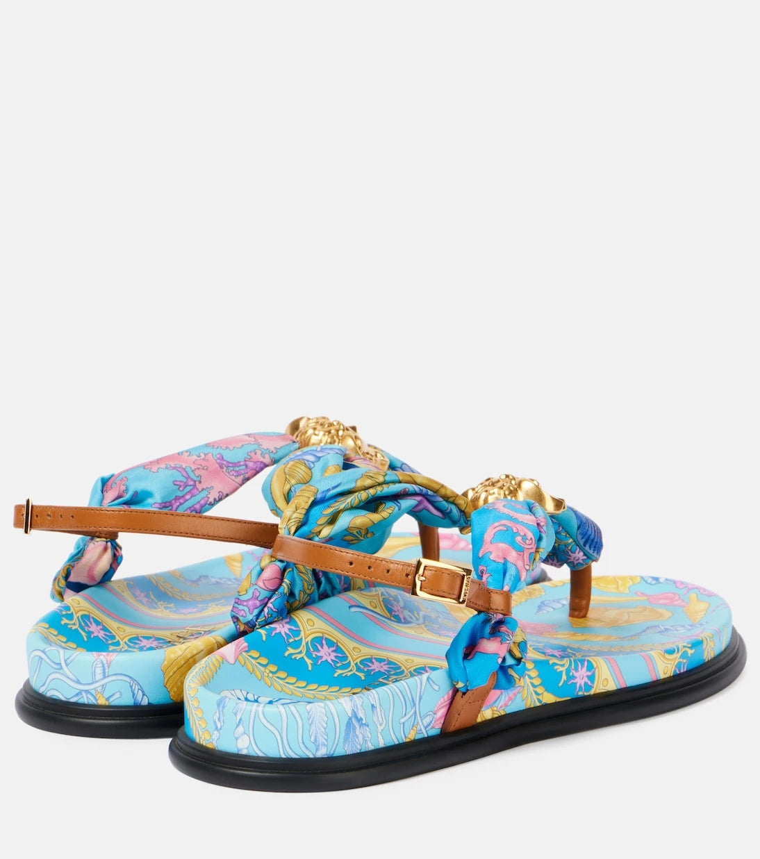 Versace - La Medusa printed thong sandals