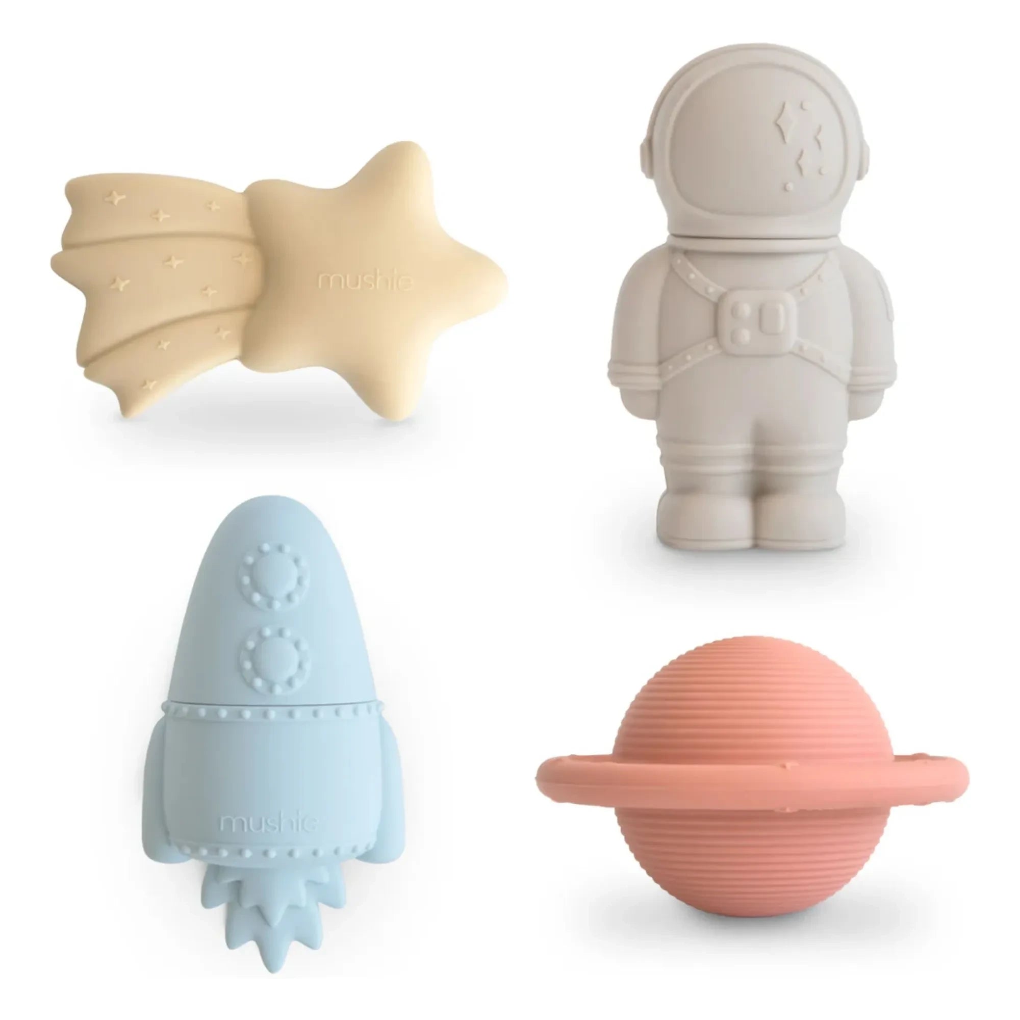 Mushie - Espace bath toys - Set of 4