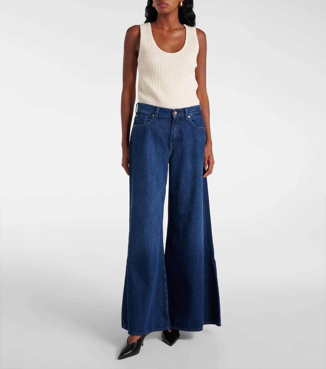 7 For All Mankind - Willow Wide high-rise wide-leg jeans
