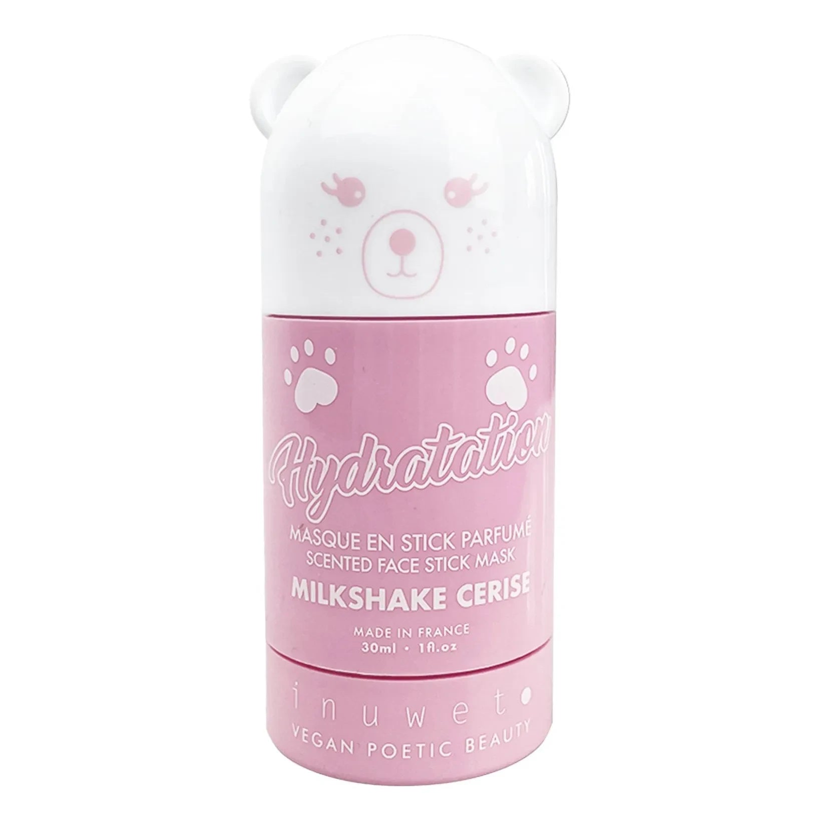 Inuwet - Milshake Cerise moisturizing clay stick mask