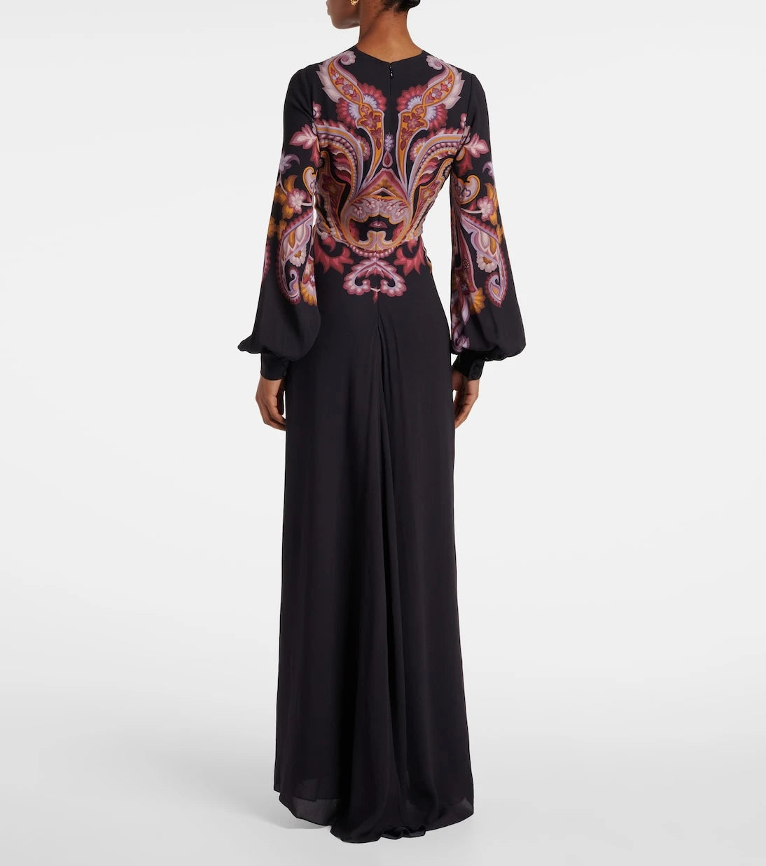 Etro - فستان ماكسي بيزلي صابليه