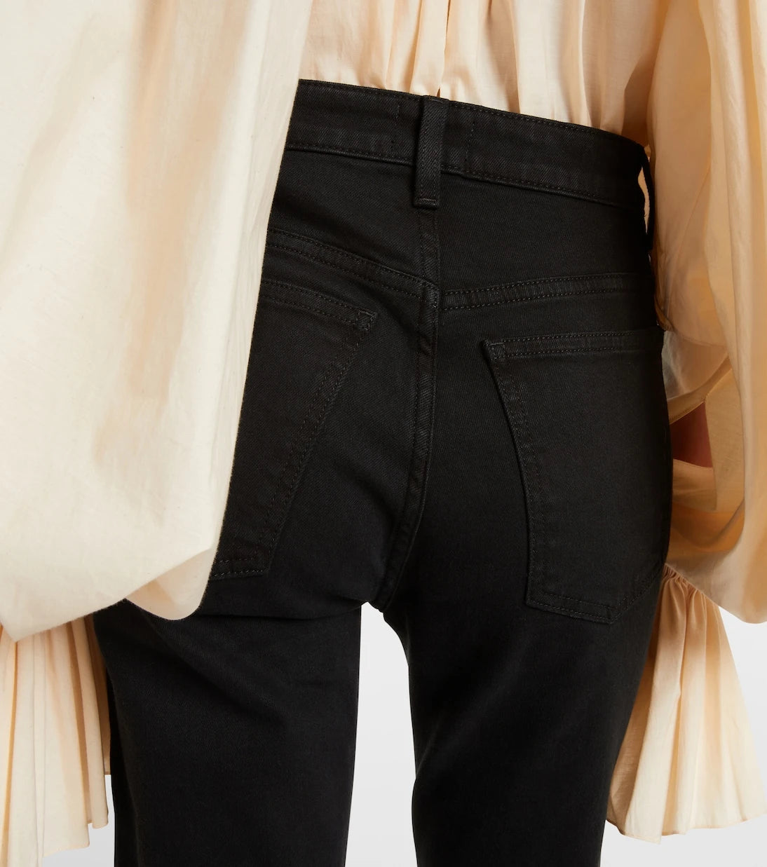Khaite - Vivian high-rise cropped flared jeans