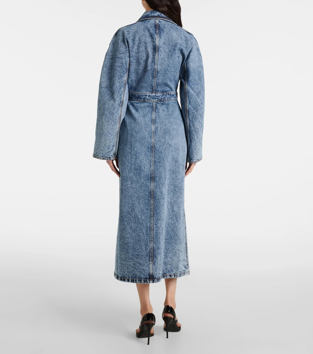 Alaïa - معطف دينم غير متماثل