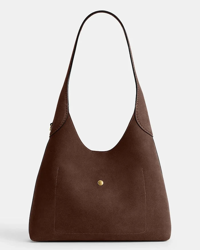 Coach Kadın Süet Brooklyn Shoulder Bag 28