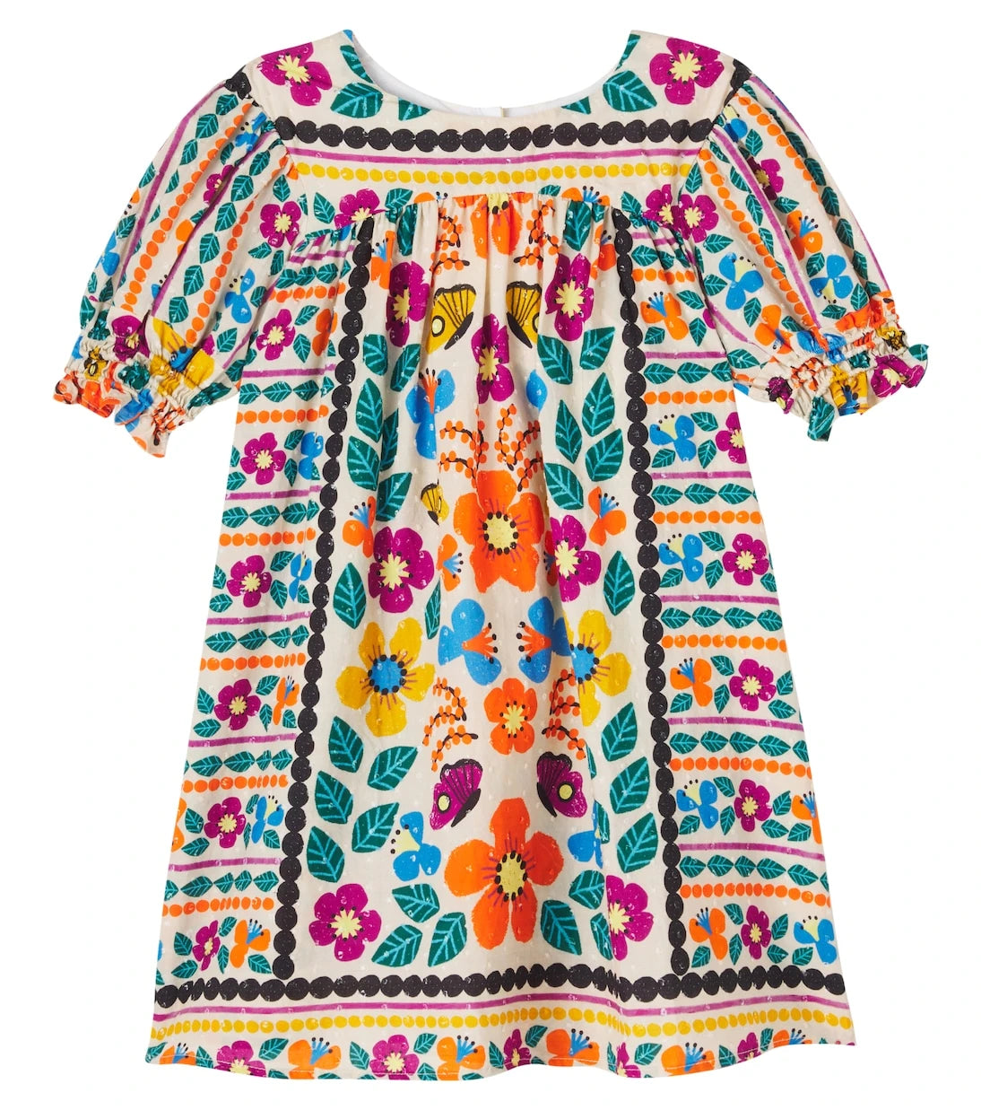 Fábula - Lenço Florada printed cotton dress
