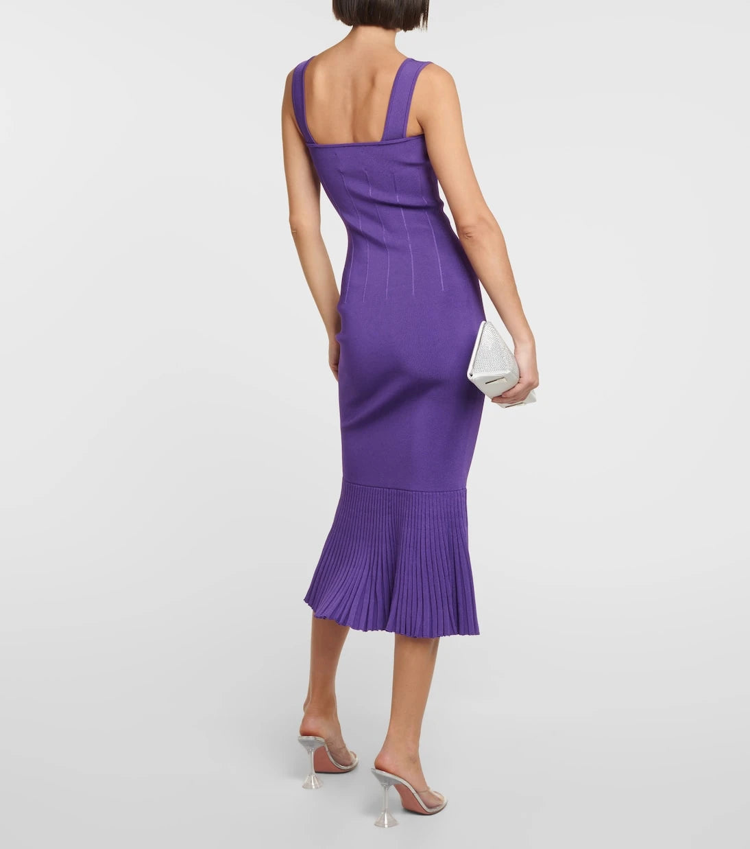 Galvan - Atalanta ruffled midi dress