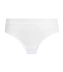 Wacoal White Lace-Trim Raffine Briefs