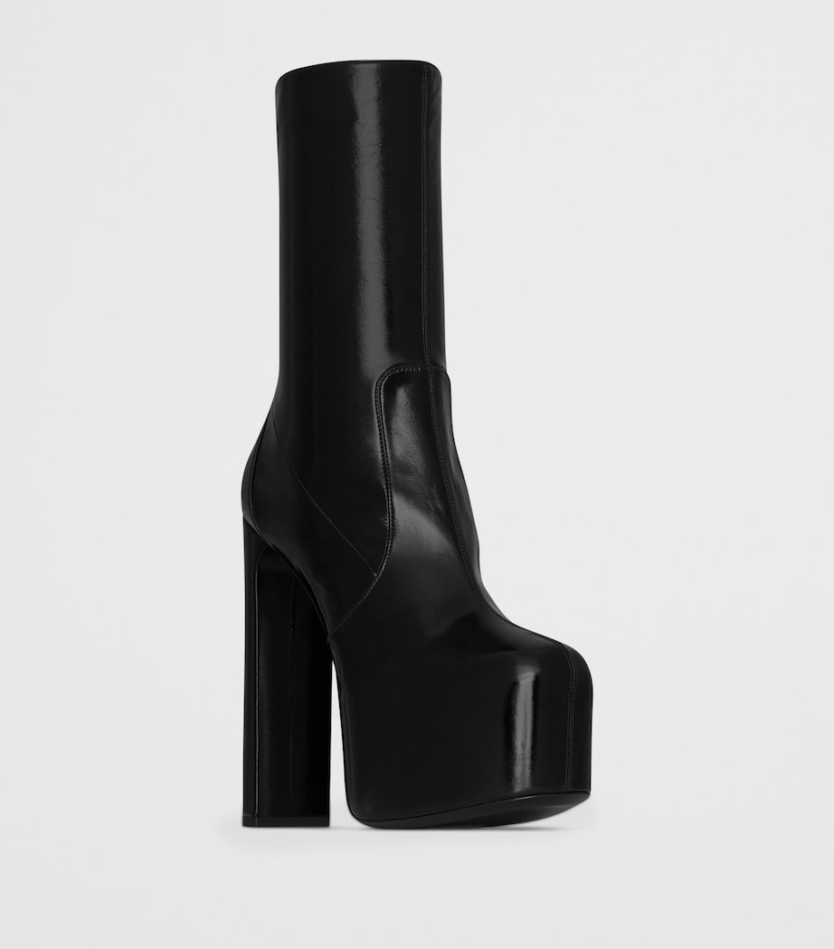 Saint Laurent Black Leather Billy Ankle Boots 95