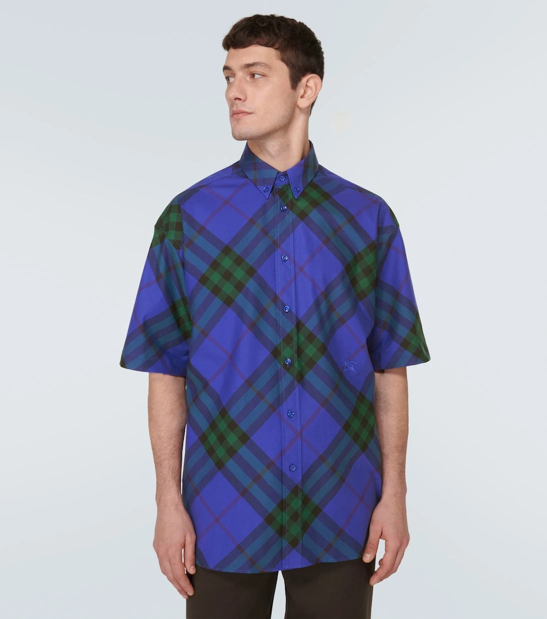 Burberry - Burberry Check cotton bowling shirt