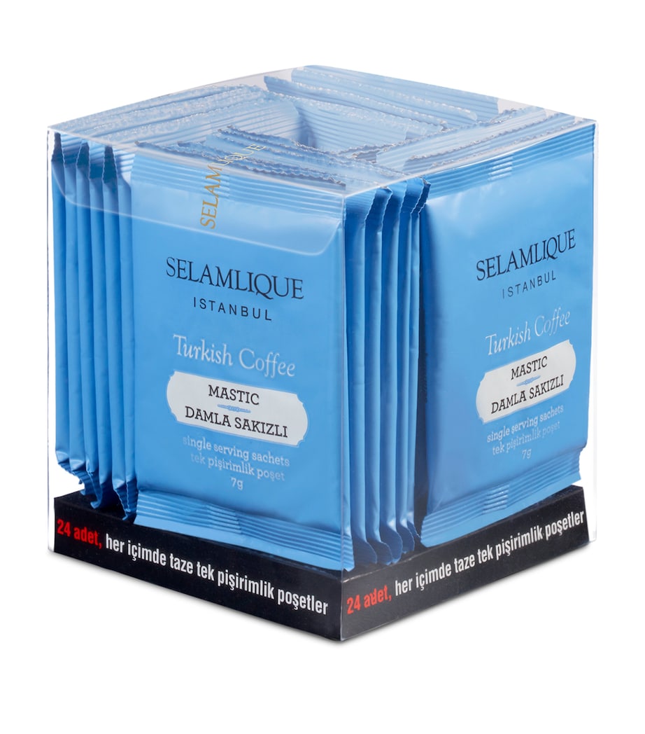 Selamlique Mastic Turkish Coffee (24 Coffee Bags)