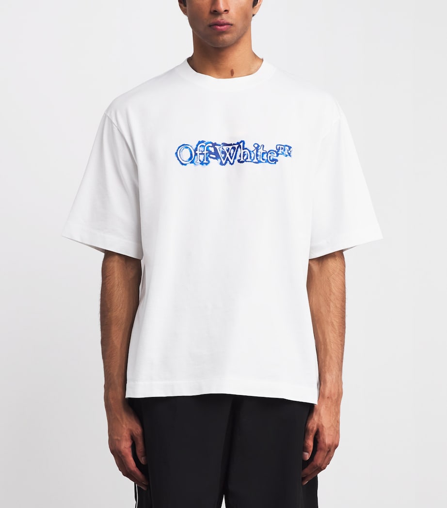 Cotton Cloudy Arrow Skate Logo T-Shirt