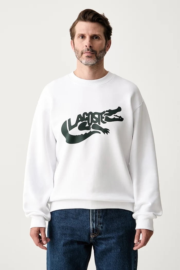 Lacoste erkek pamuklu sweatshirt