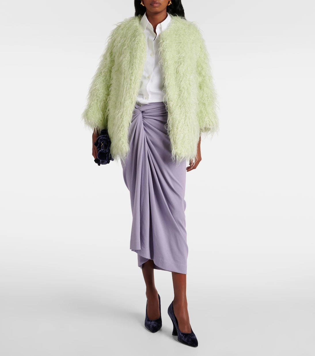 Dries Van Noten - Faux shearling jacket