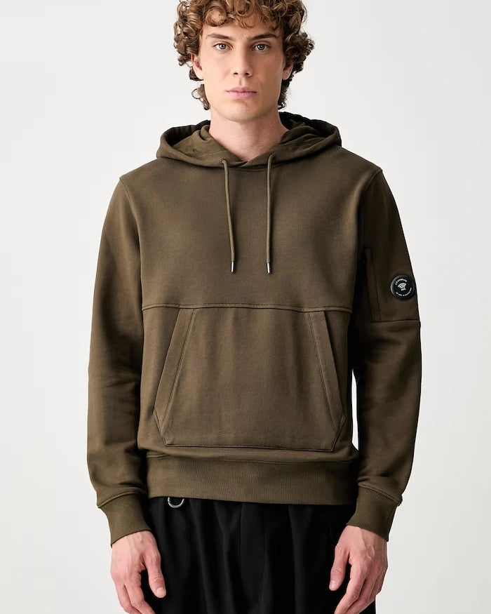 C.P. Company kapüşonlu erkek pamuklu sweatshirt
