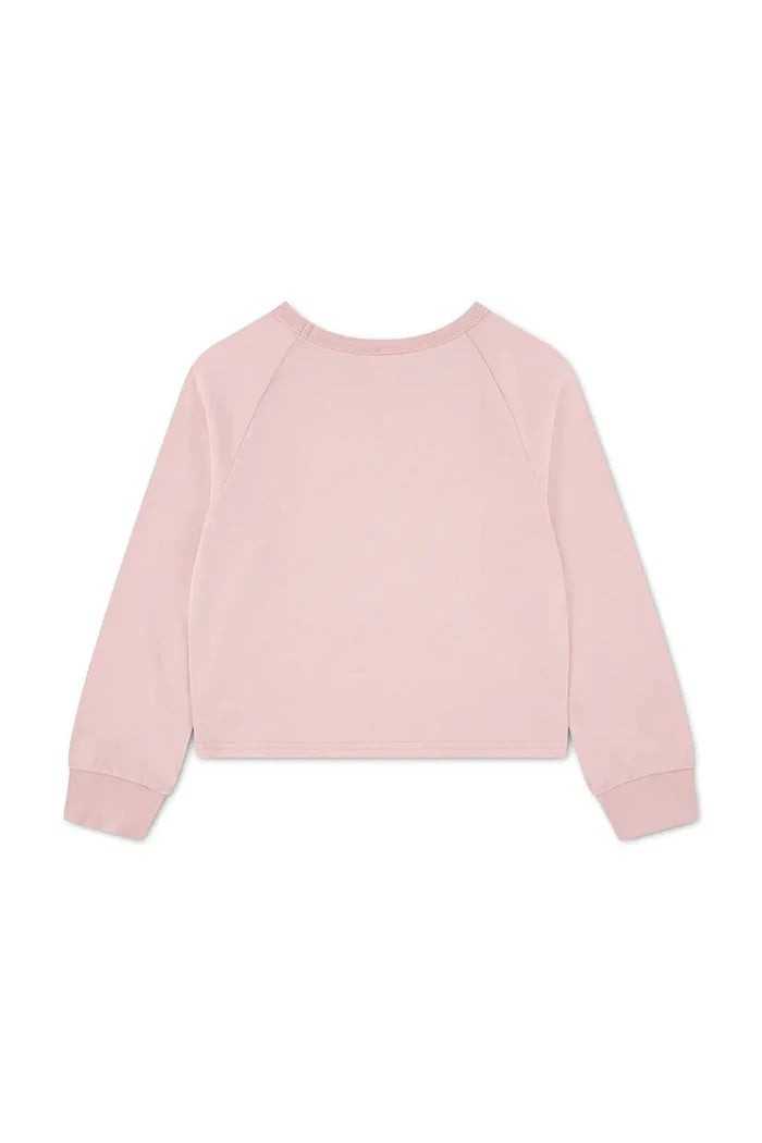 Levi's çocuklar için pamuklu uzun kollu bluz HEART KNIT TOP