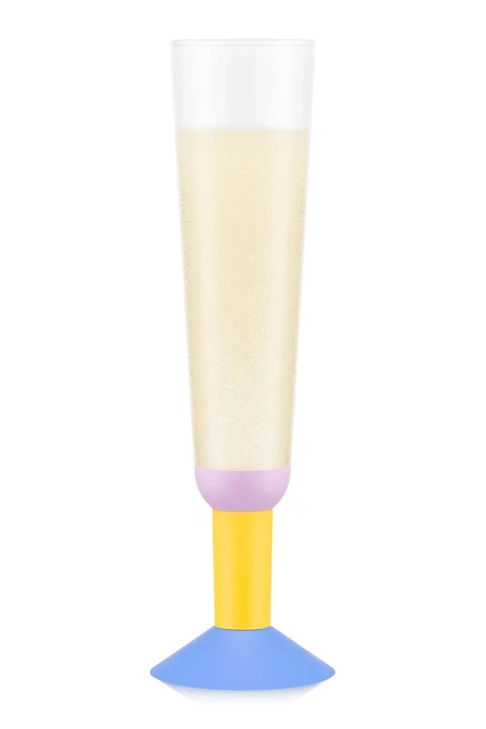 Bodum renkli cam şampanya kadehi seti 0,3 l