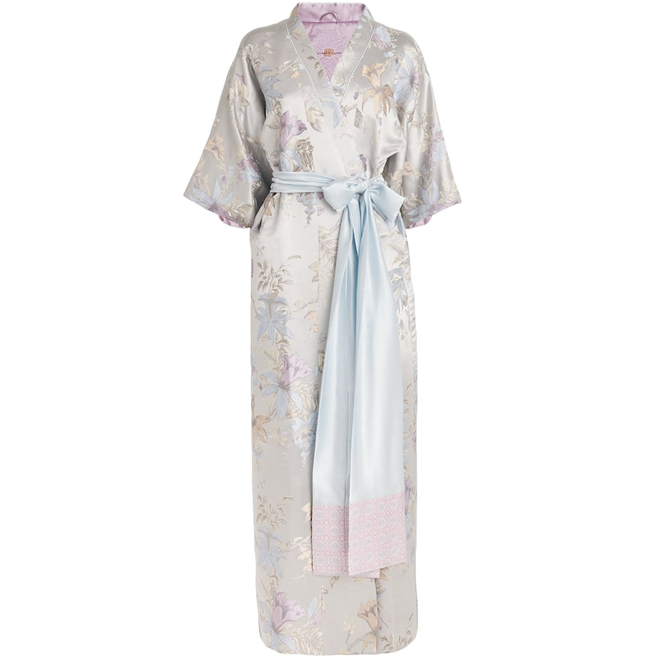 Silk Floral Kimono