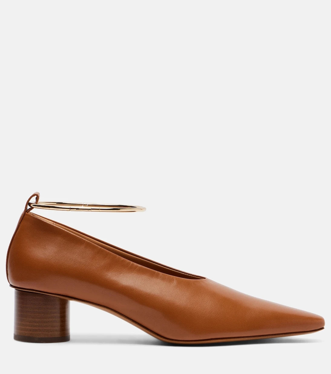 Jil Sander - Ring leather pumps