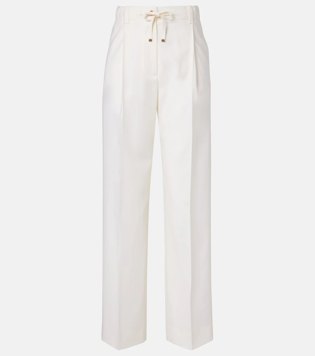 Moncler - Pleated wool straight pants