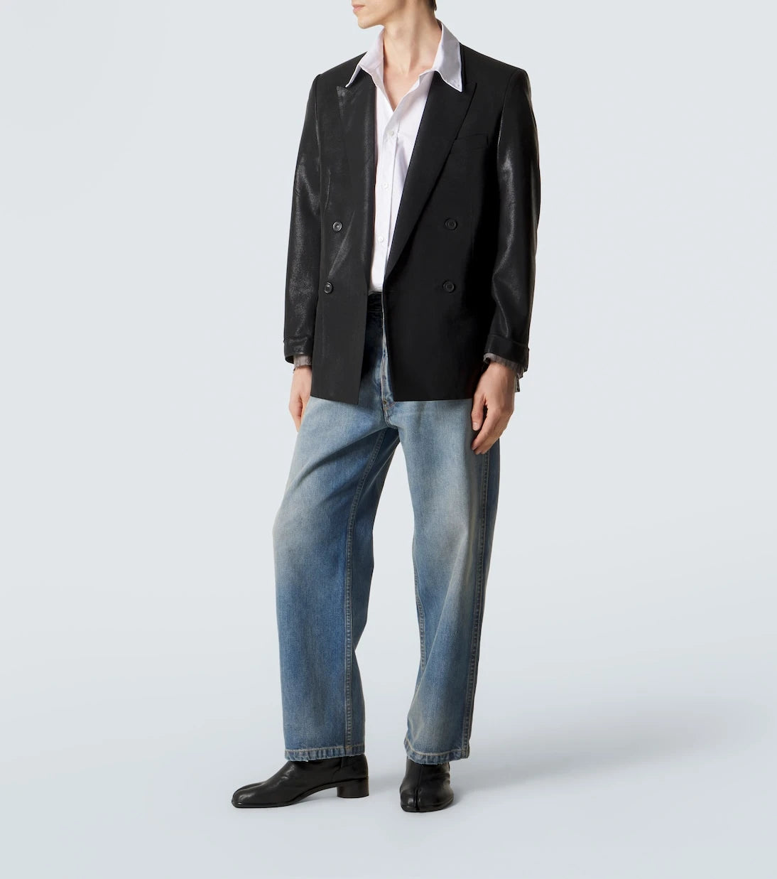 Maison Margiela - Double-breasted virgin wool blazer