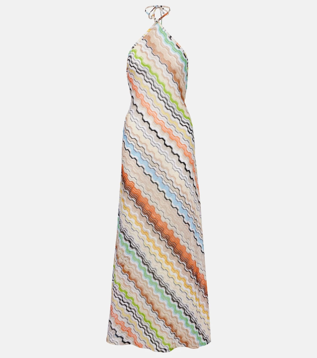 Missoni - Zig Zag halterneck maxi dress