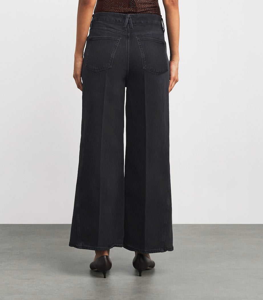 Good Skate Cropped Wide-Leg Jeans
