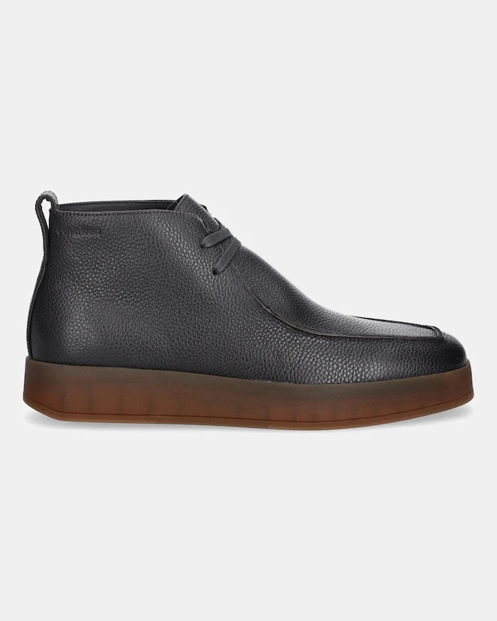 Кожени половинки обувки Calvin Klein HYBRID CUP APRON BOOT LTH