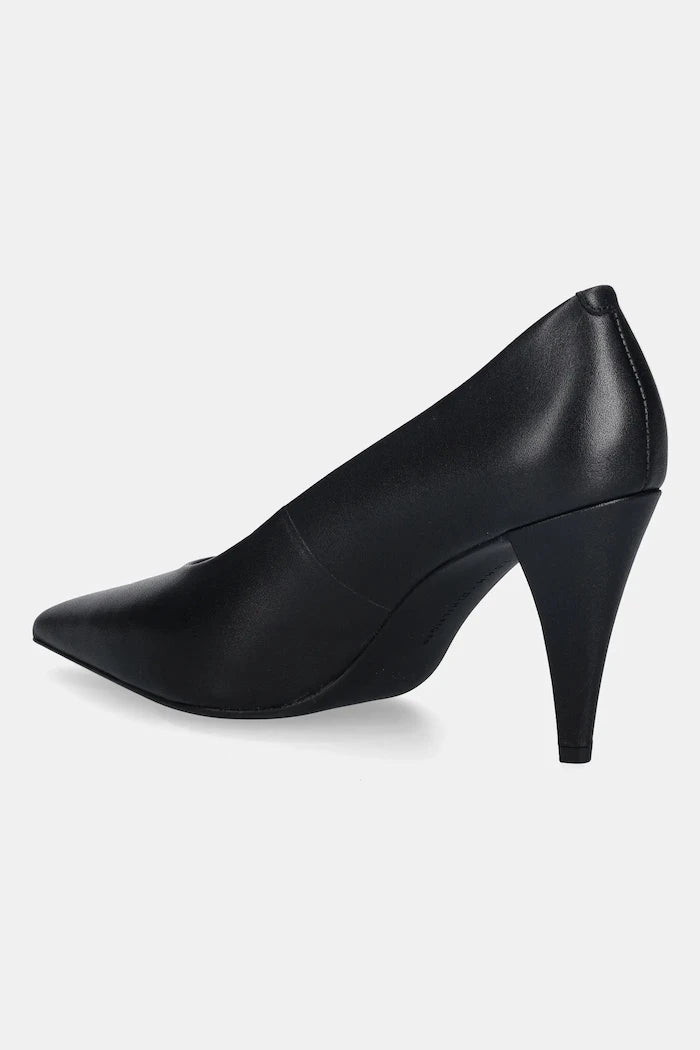 Кожени обувки с тънък ток Tommy Hilfiger TH SMOOTH LEATHER PUMP