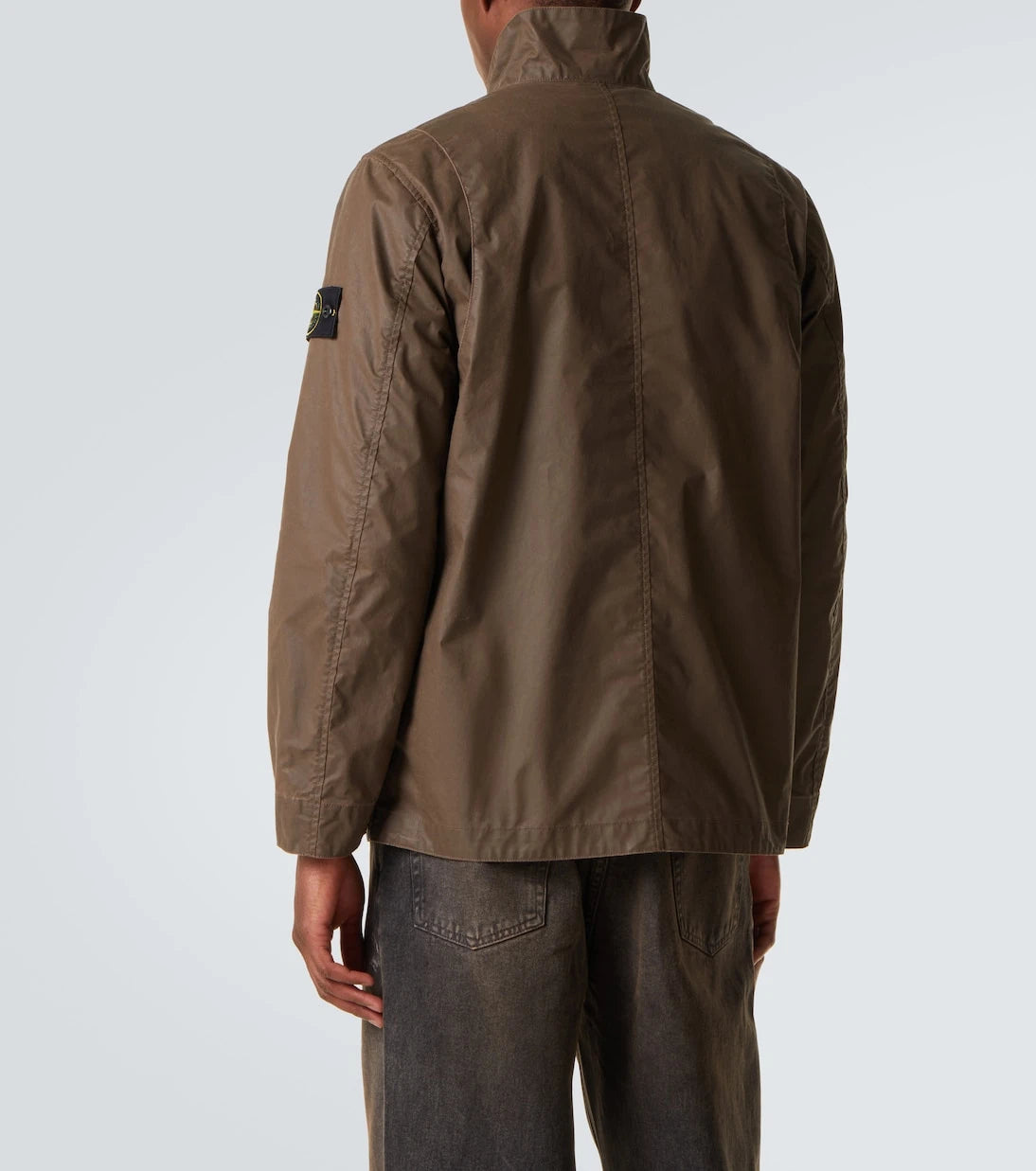Stone Island - Hooded canvas field jacket
