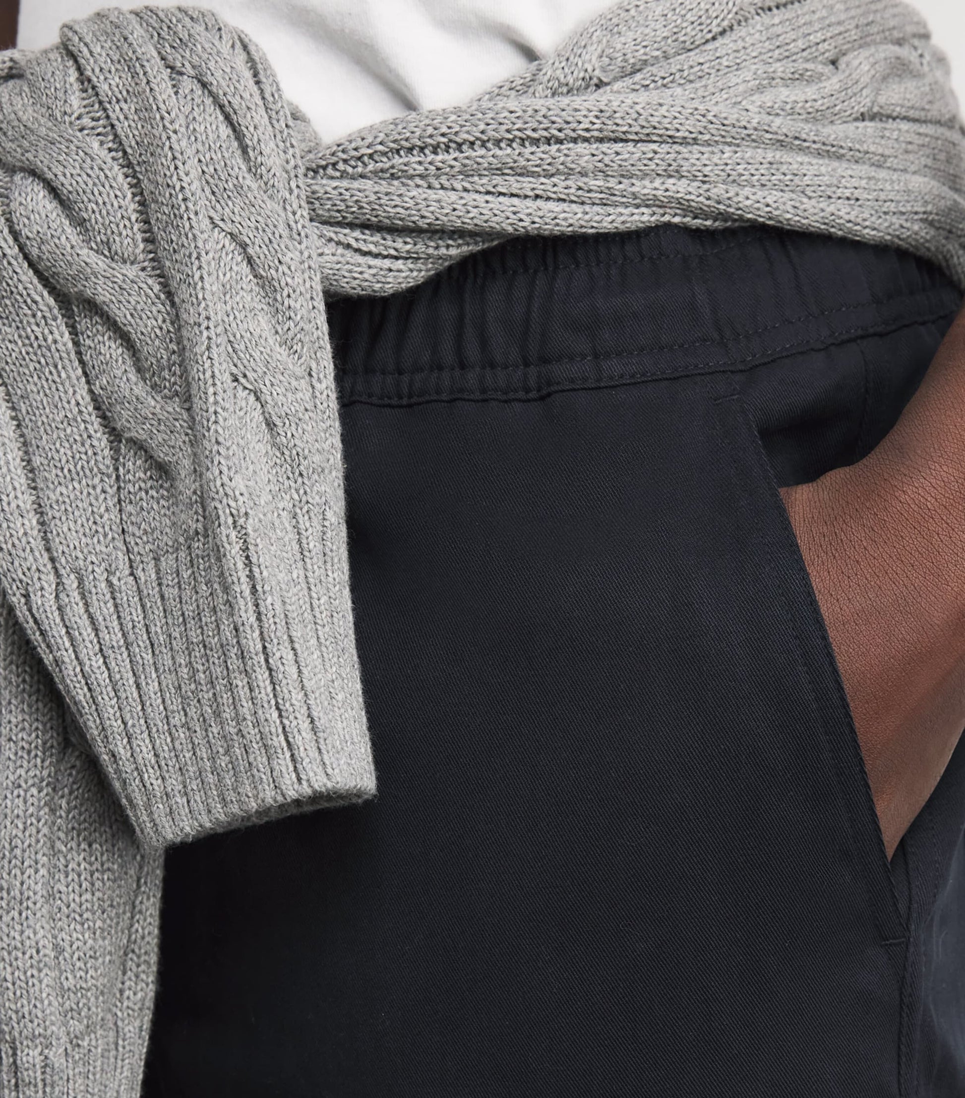 Organic Cotton-Blend Jabari Straight Trousers