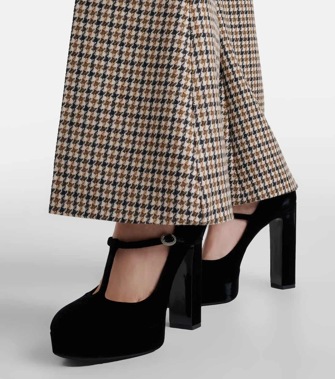 Jimmy Choo - Marene 120 velvet Mary Jane pumps