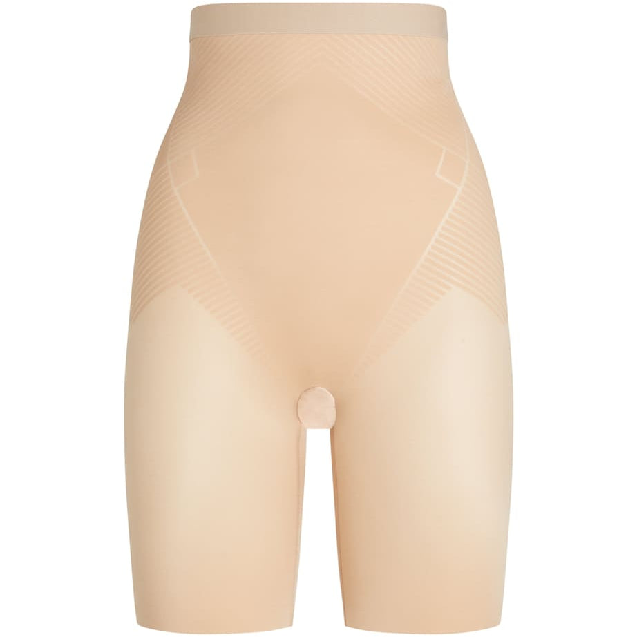 SPANXshape Invisible High-Waist Mid-Thigh Shorts - Medium Control