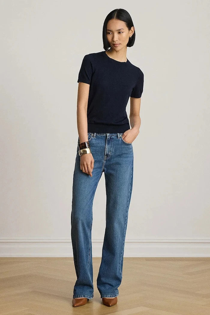 Lauren Ralph Lauren kısa kollu kadın modelli kazak