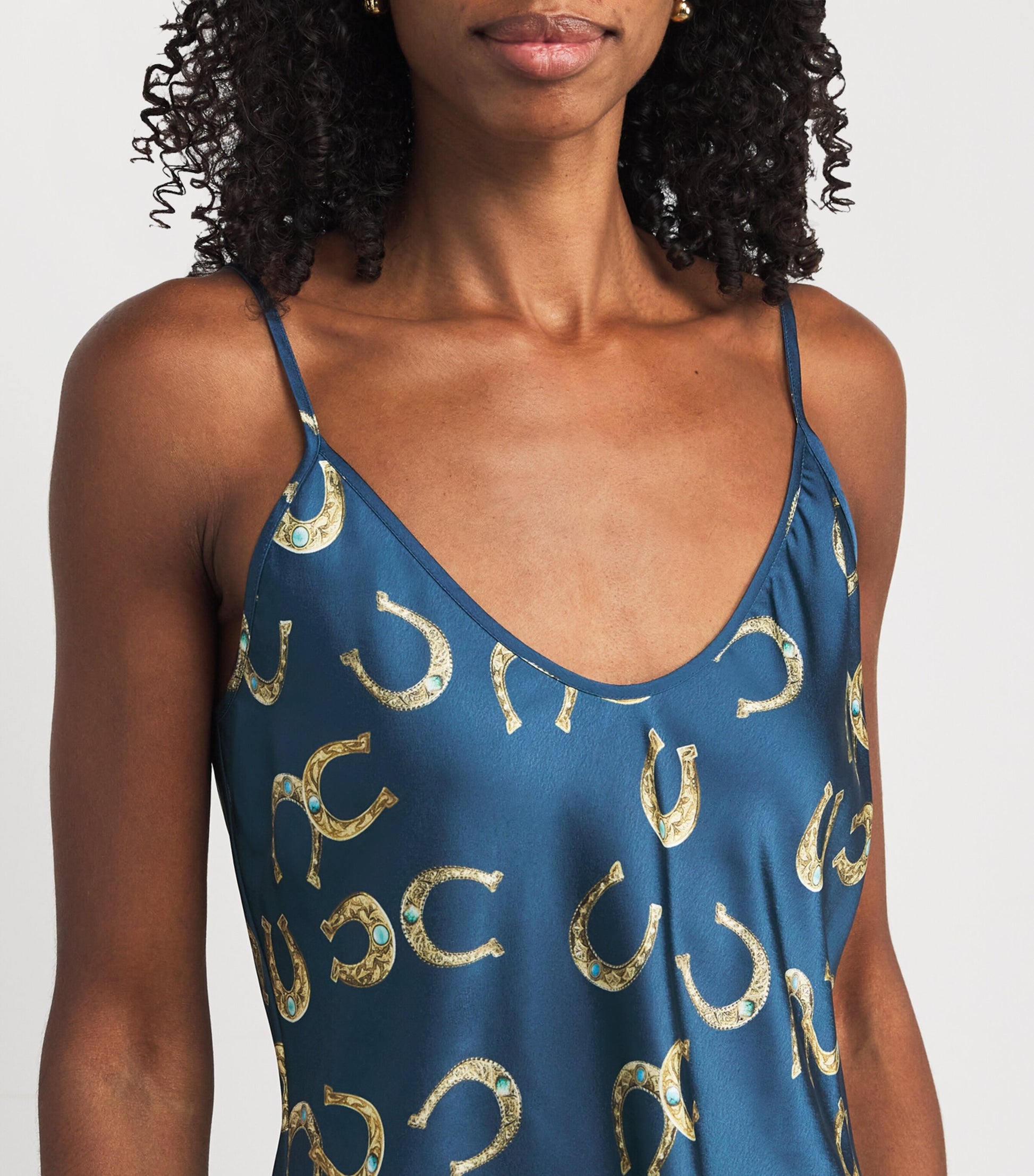 L'Agence Multi Satin Horseshoe Lexi Camisole