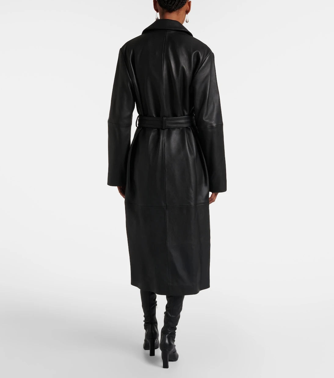 Toteme - Belted leather coat