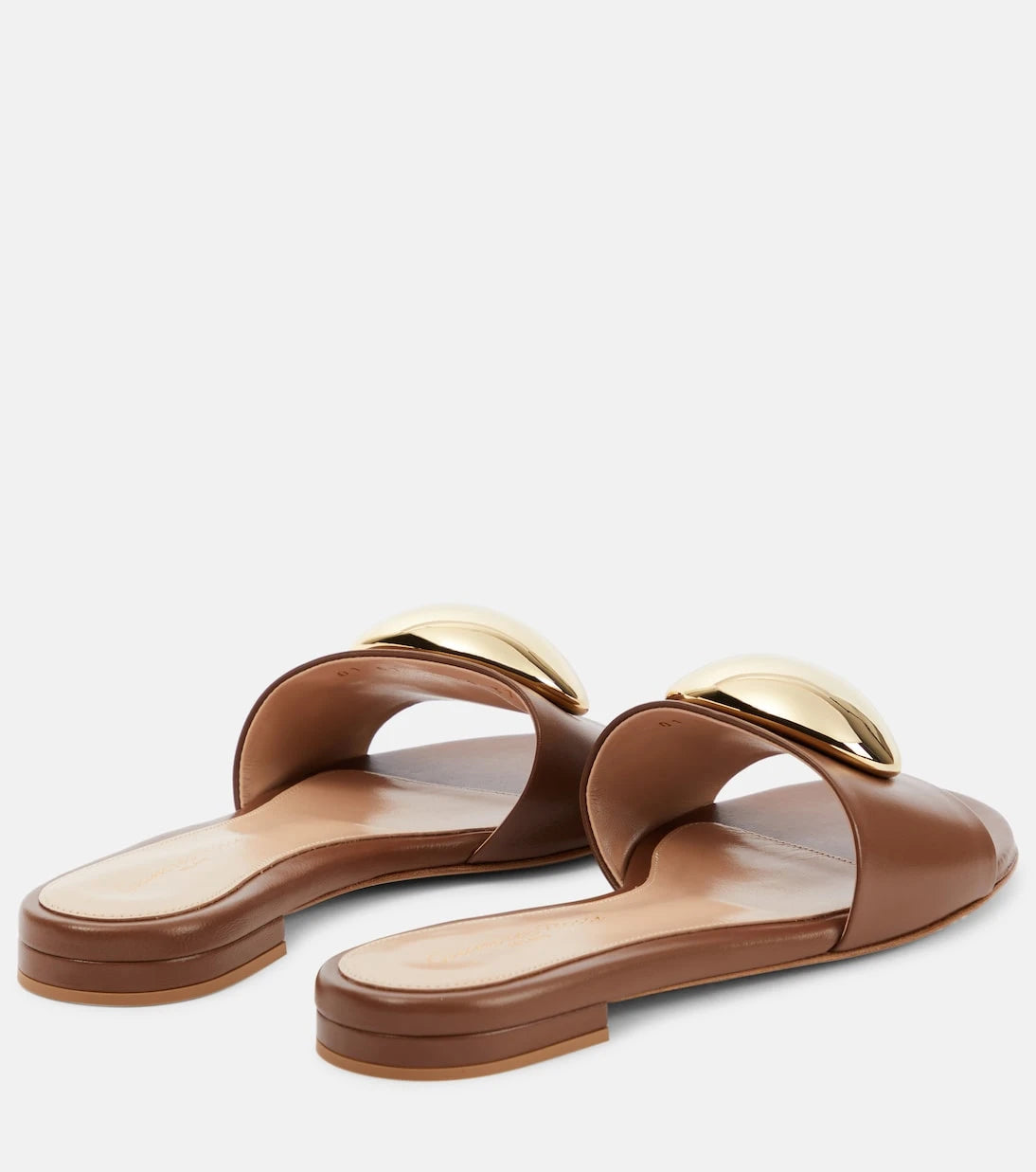 Gianvito Rossi - حذاء ميول Sphera من الجلد المزين