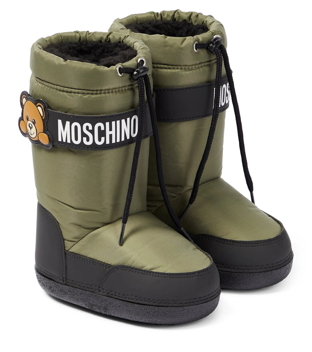 Moschino Kids - جزمة ثلج بشعار الماركة