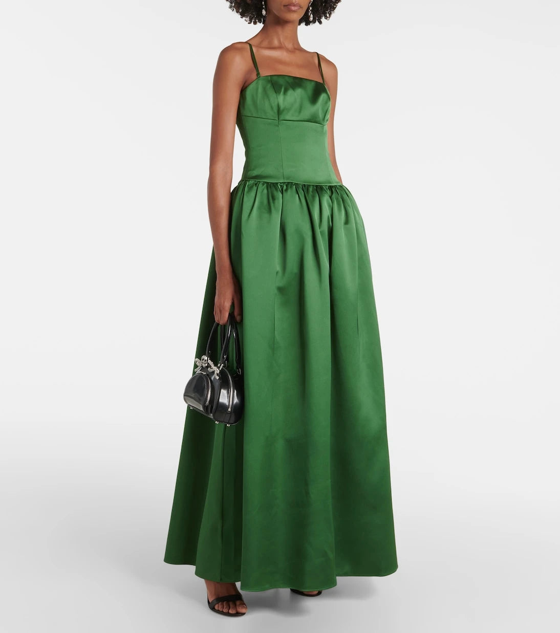 Self-Portrait - Satin maxi dress
