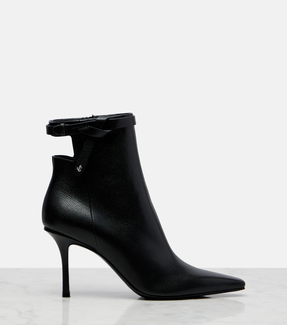 Jimmy Choo - Camie 85 cutout leather ankle boots