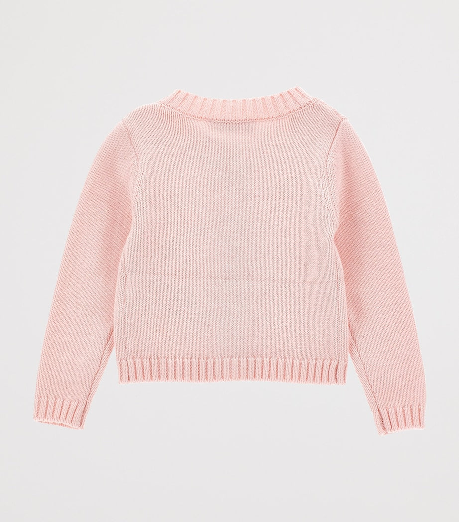 Cotton-Wool Bow Cardigan (6-36 Months)