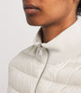 Moncler Beige Down Panelled Cardigan
