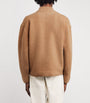 Le 17 Septembre Beige Wool-Blend Half-Zip Sweater