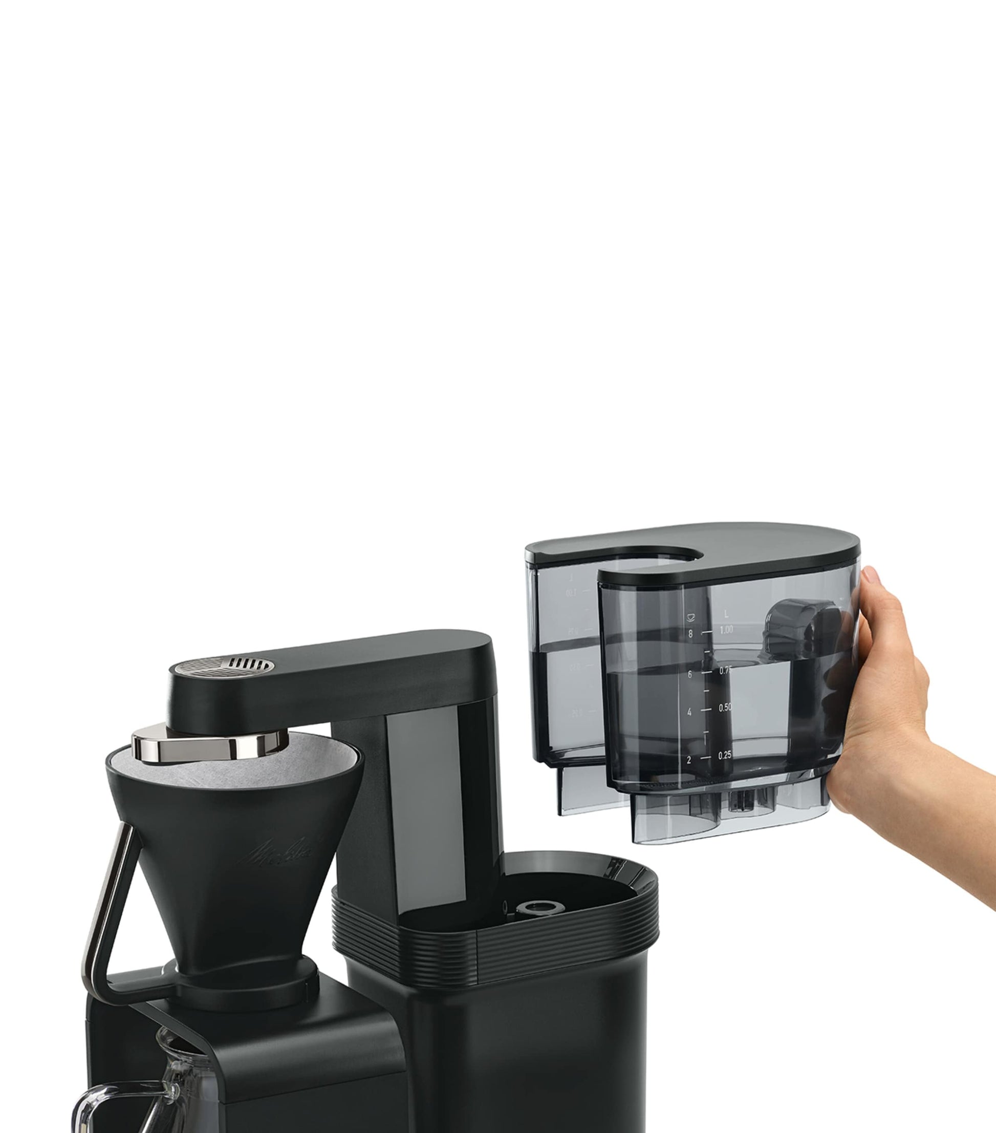 Melitta EPOUR Chrome Coffee Machine